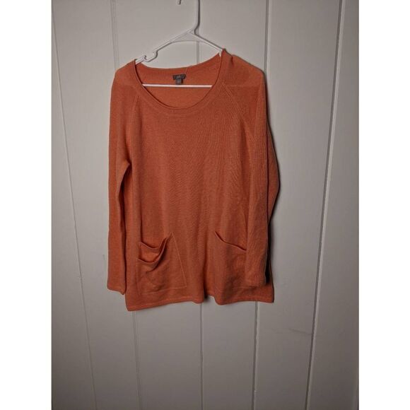 J.Jill Women's Pullover Wool Cashmere Blend Sweater Orange Size Small - Picture 1 of 5